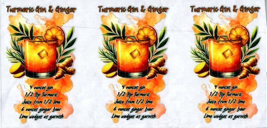 16 oz Turmeric Gin & Ginger Alcohol 7