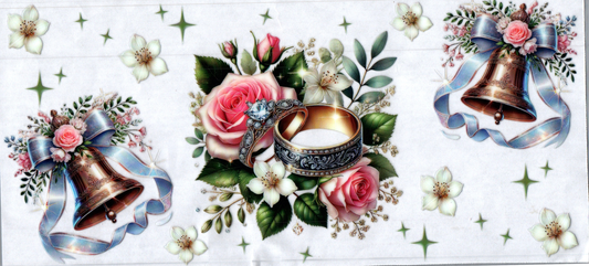 16oz Wedding Rings and Bells 7