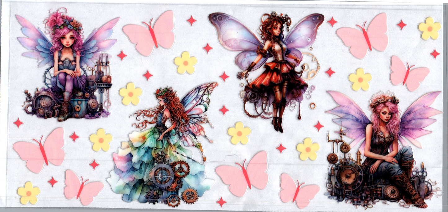 16oz Fairies & Butterflies Steampunk 7