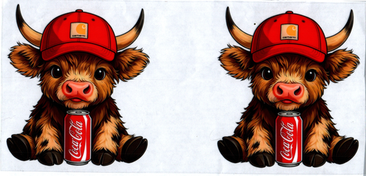16 oz Coca-Cola Carhartt Cow #70