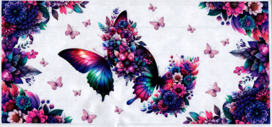 16oz Flowers and Butterflies 70