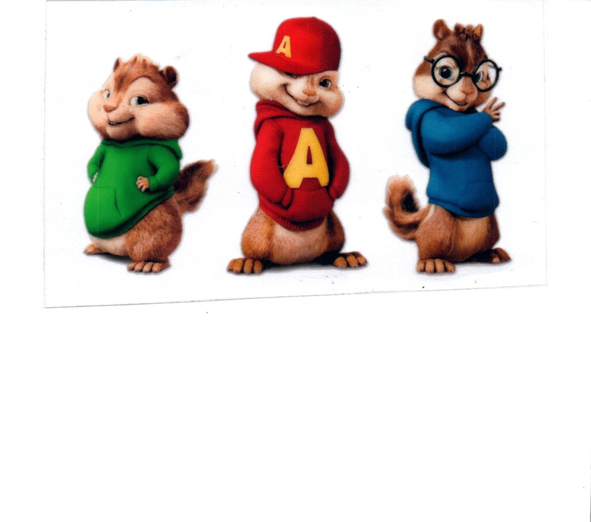 chipmunks DECALS 70