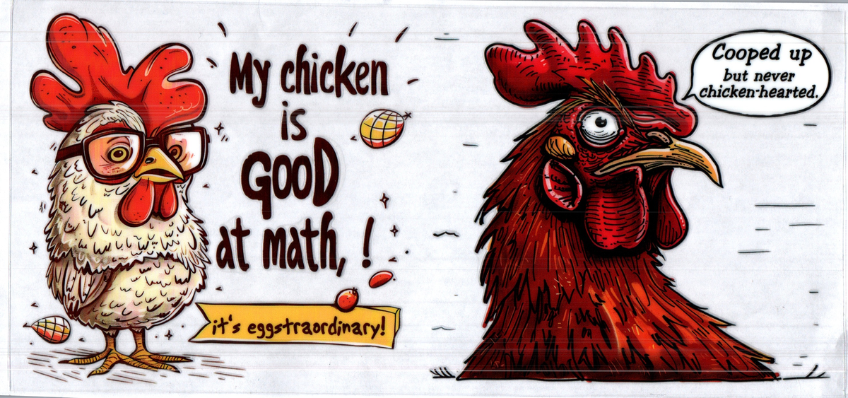 16 oz chicken my chicken is good at math assorted 70