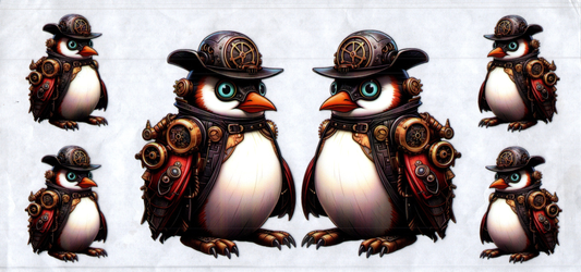16oz  Penguin Steampunk 71