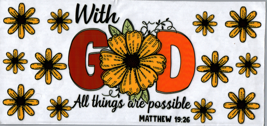 16oz With God All Things Are Possible Faith 71
