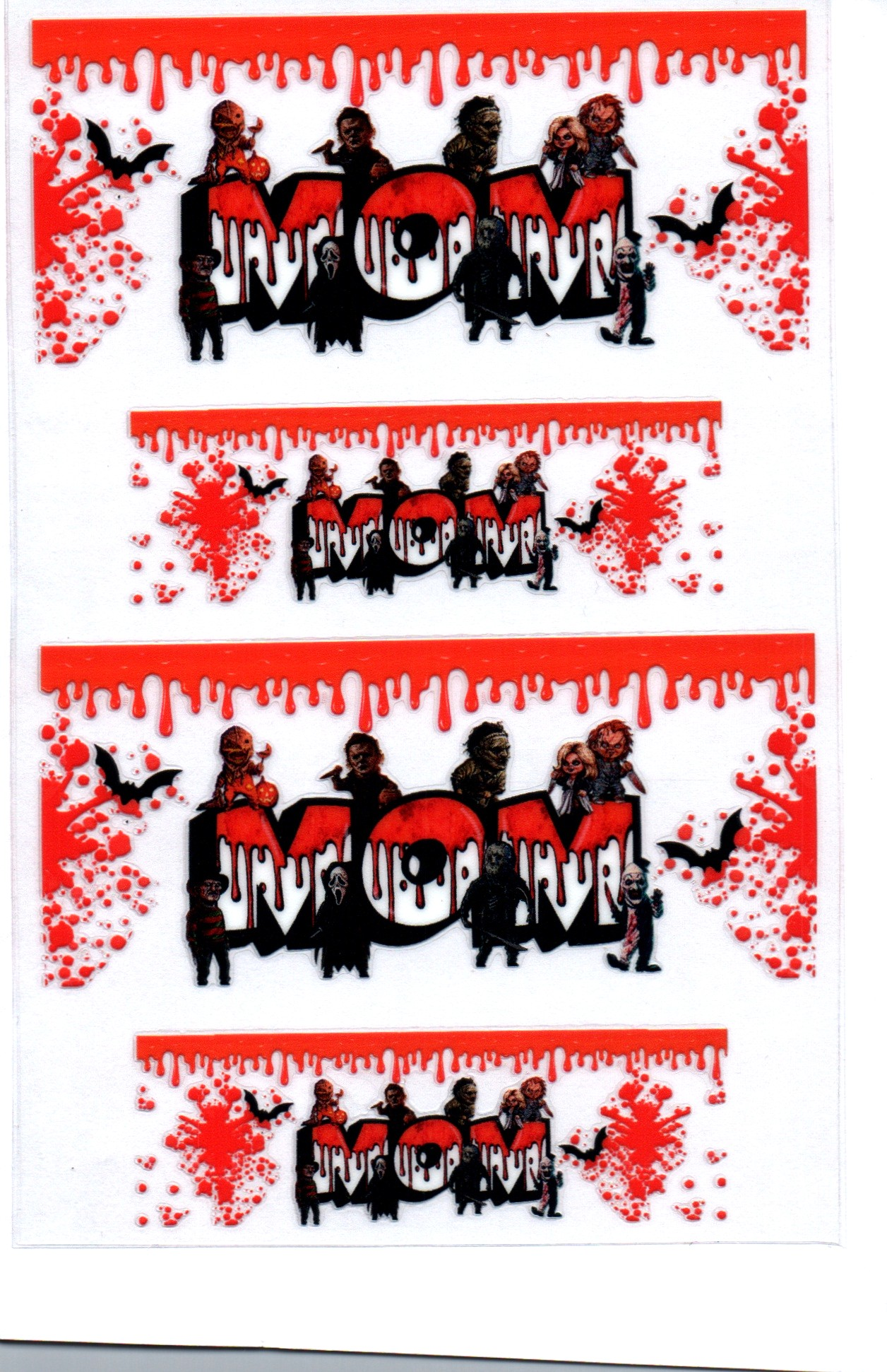 Mom Blood Drip Stanley Key Chain Wrap Double 71