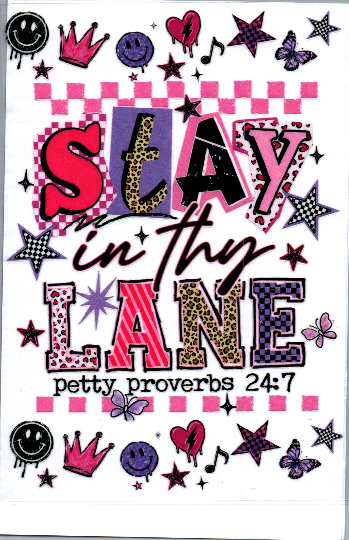 Stay in thy lane A5