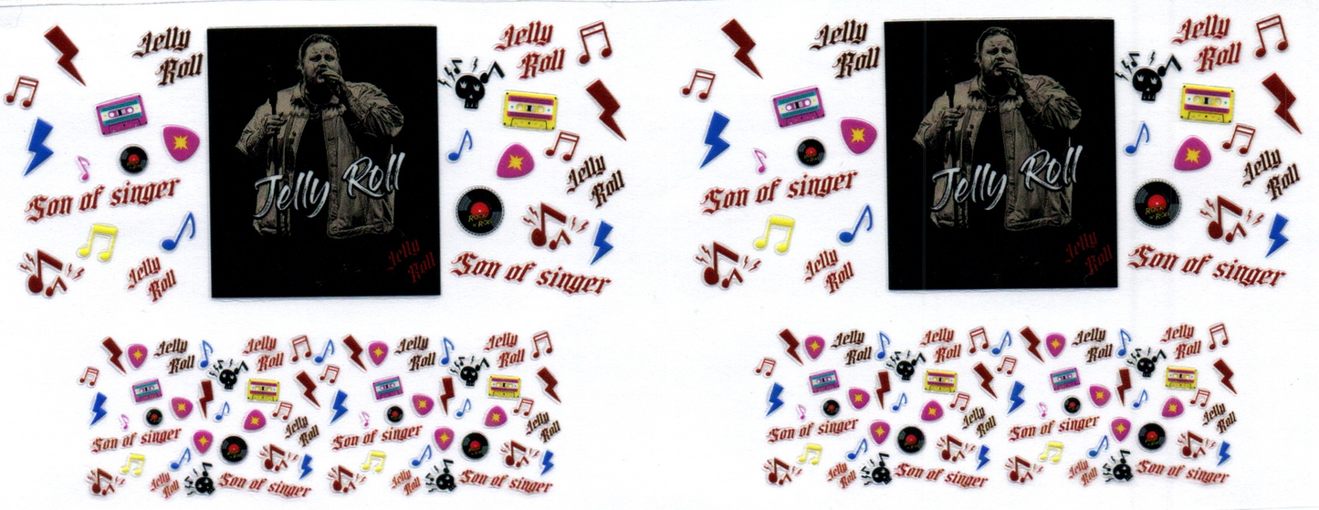 Jelly Roll 3 Key Chain Wrap Double 73  MISSPELLED!!!!!!