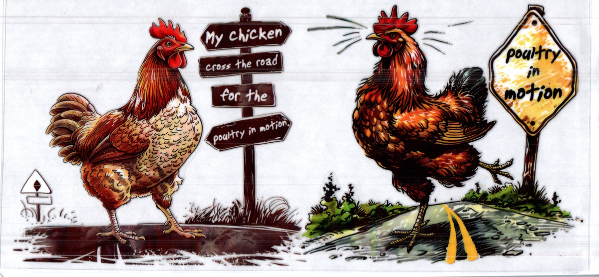 16 oz my chicken crossed the road assorted 73
