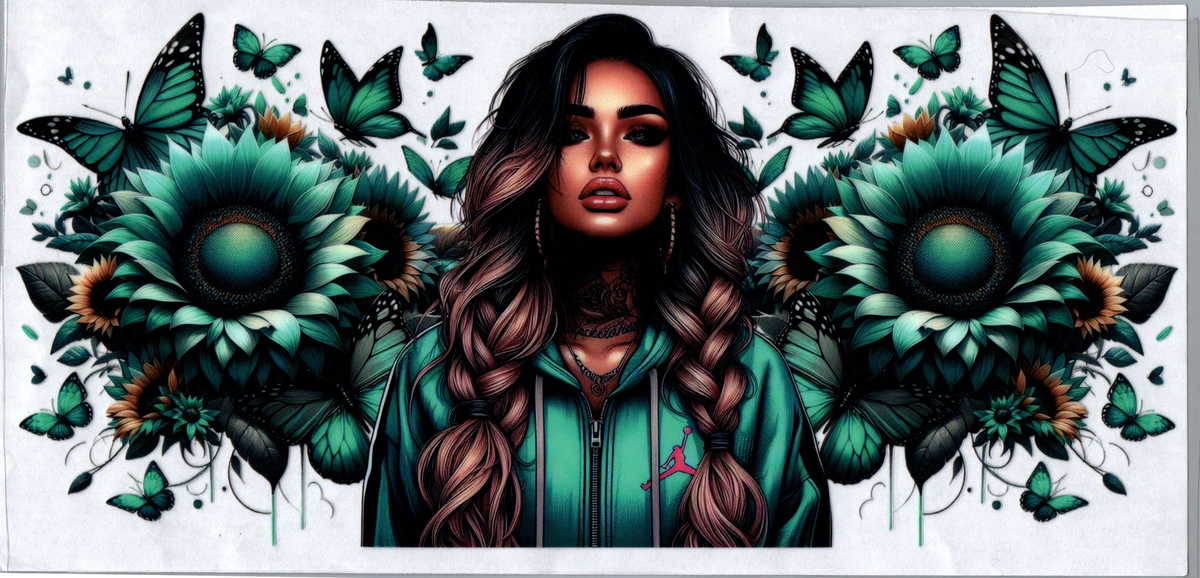 16 oz Tattoo Girl 74