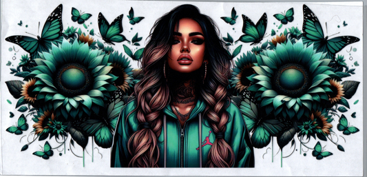 16 oz Tattoo Girl 74