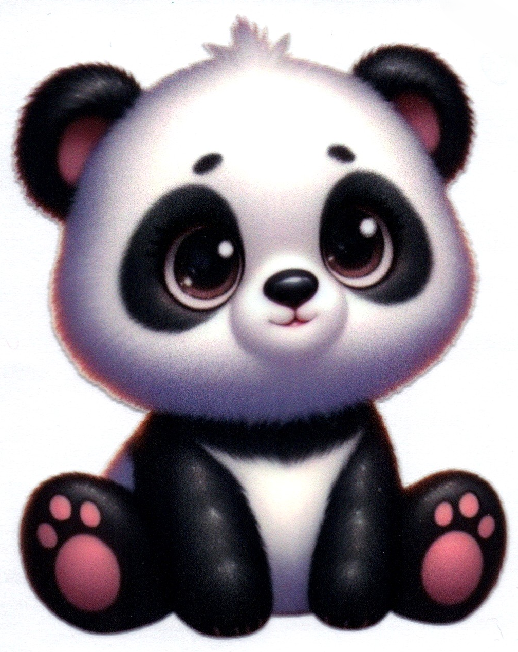 Panda Single Decal 74