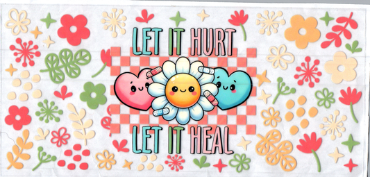16oz Let it Hurt Inspirational