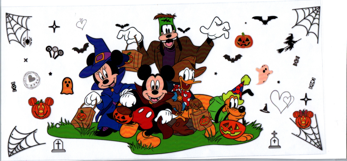 16oz Mousy friends and cobweb corners Halloween 75