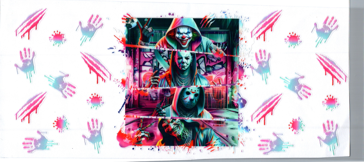 Neon strips with Horror guys Horror 75