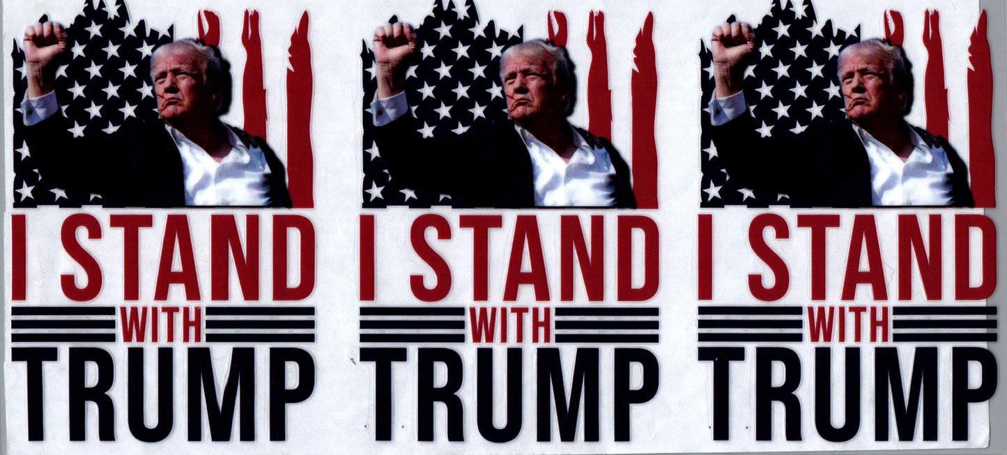 16 oz I stand with Trump 79