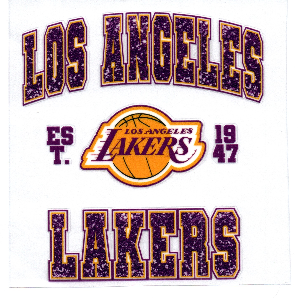 LA lakers Single Decal basketball 79