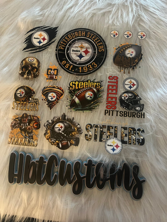 Steelers Football Element 10 x 10