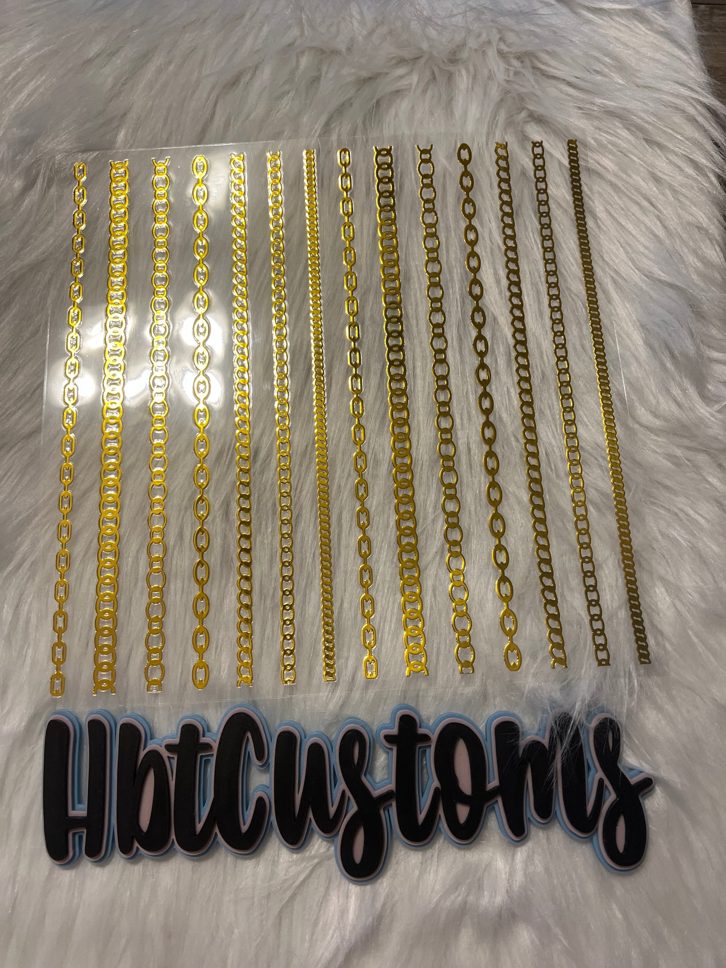 Gold Chains Holo Element 10 x 10