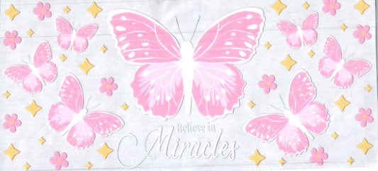 16oz Believe in Miracles Butterfly 8
