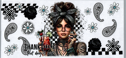 16 oz Tattoo Girl 8