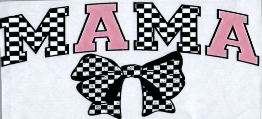 16oz Checkered & Pink Mama