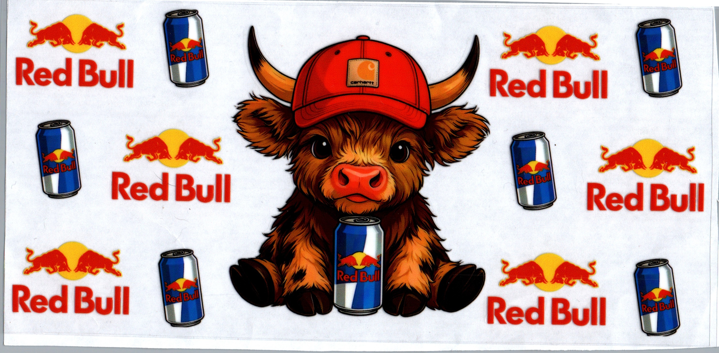 16 oz Rd Bull Chartt Cow #80