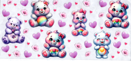 16oz Baby Teddy Bears w/Rainbow Bellies Kids