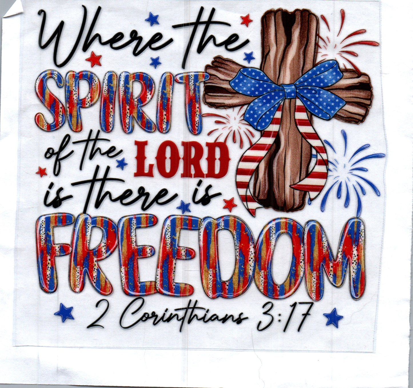 Where the Spirit of the Lord is Decal