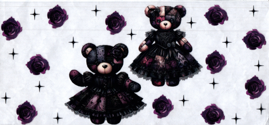 16oz Patchwork Bears Steampunk 81