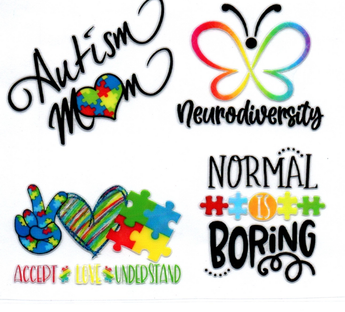 Sayings for Autism Single Decal 8