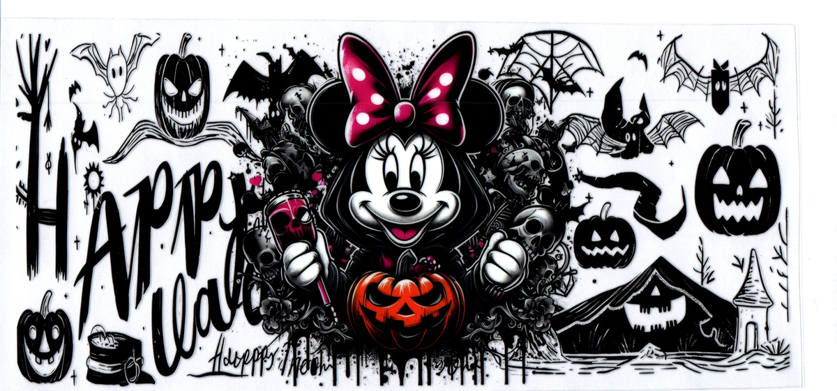 16oz Mousey witch in black Halloween 81