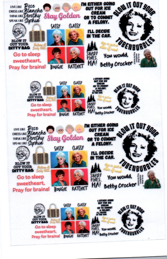 Golden Girls 1 Key Chain Wrap Double 82