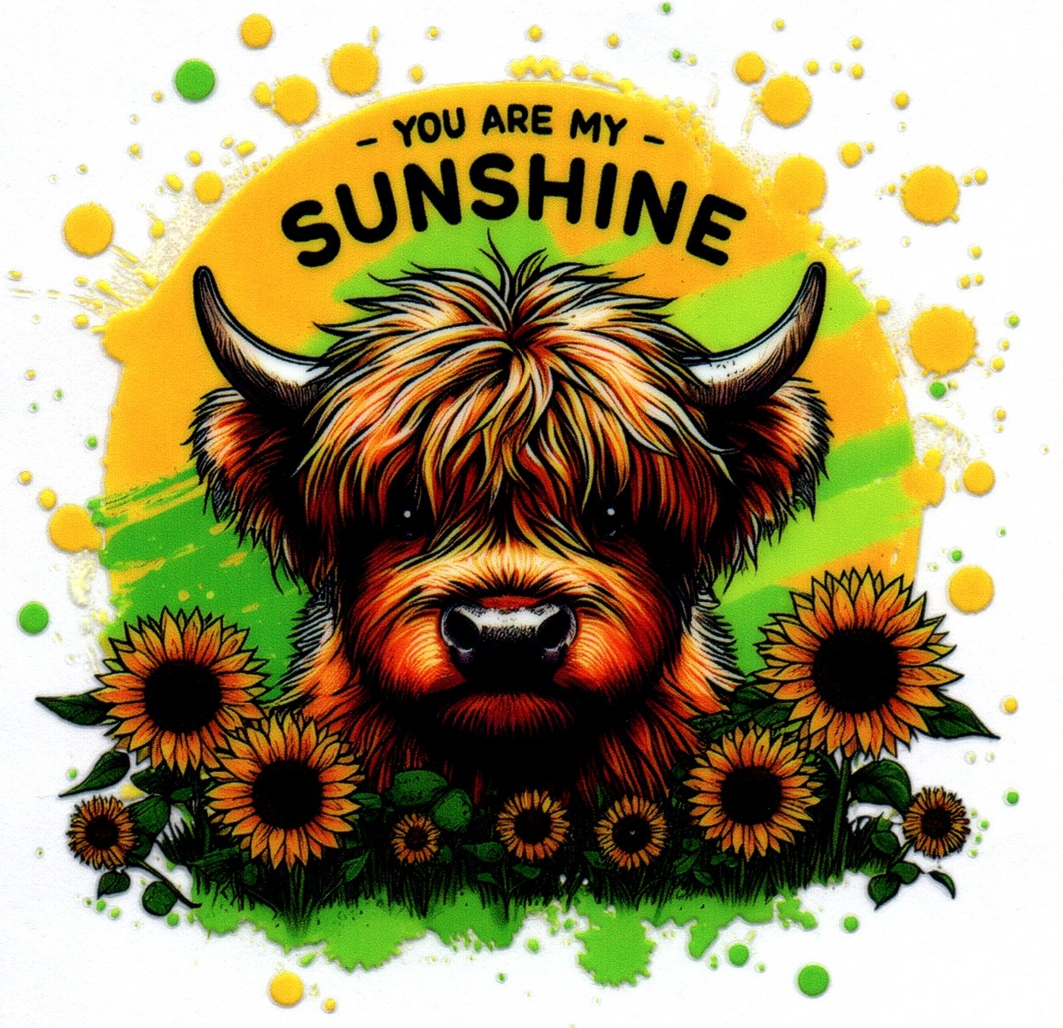 You are my sunshine cow Misc. Single Decal 8
