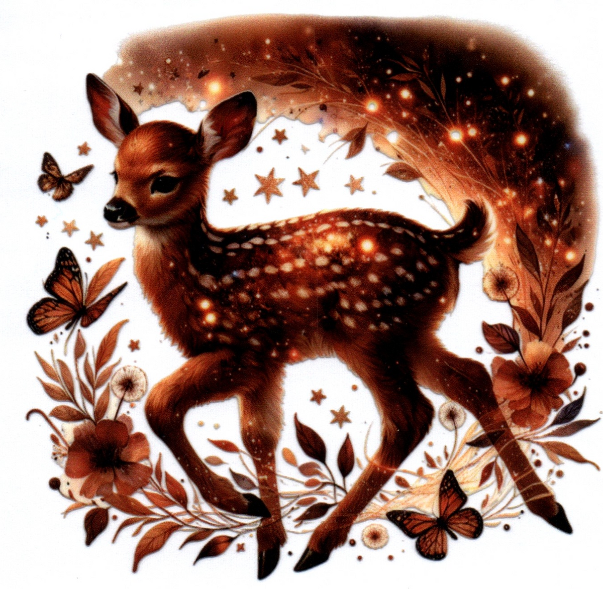 Baby Deer Single Decal 8