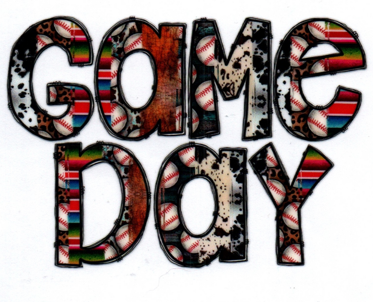 Game Day Single Decal