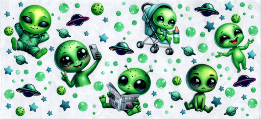 16oz Alien's chilling Kids