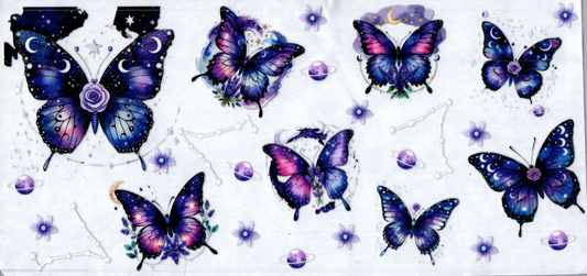 16oz Galaxy Night Butterflies 83