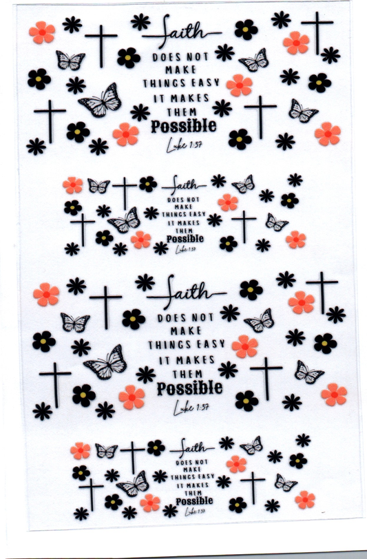 Faith Key Chain Wrap Double 83