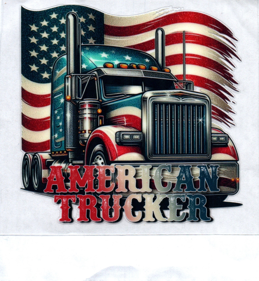 American Trucker Decal