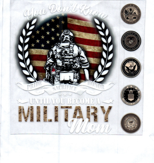 Military Mom Decal