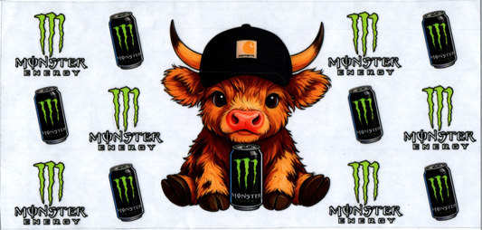 16 oz Rd Bull Black Chartt Cow #84