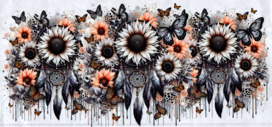 16oz Dream Catchers & White Sunflowers 84