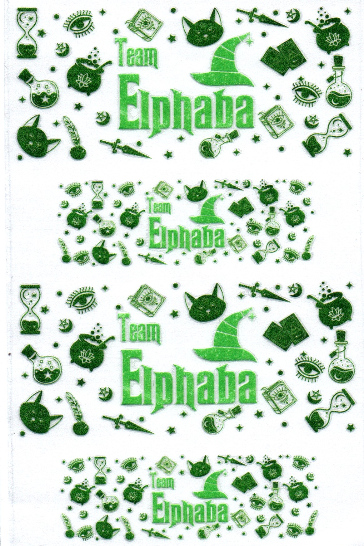 Team Elphaba Wicked Key Chain Wrap Double 84