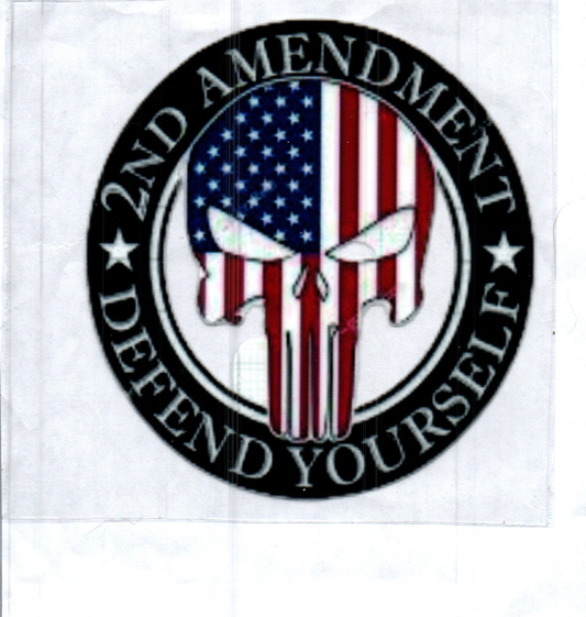 2nd Amendment Defend Yourself Decal