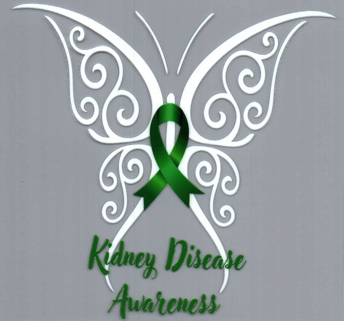 Kidney Disease Cancer Awareness Single Decal 84