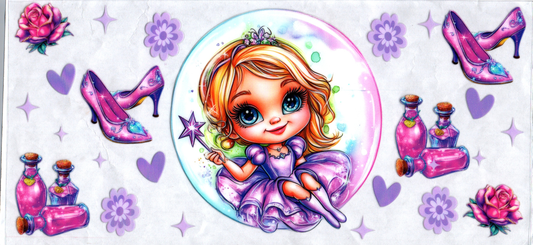 16oz Purple Princess Kids