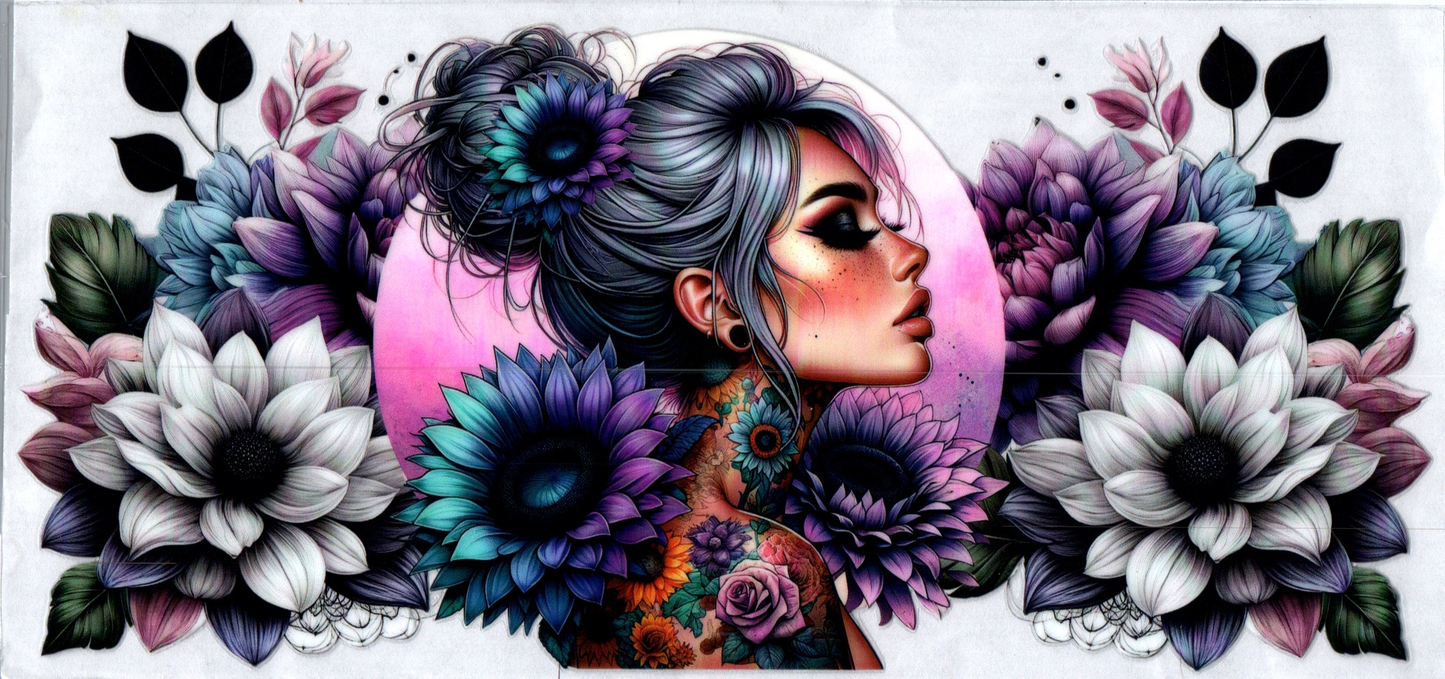 16 oz Tattoo Girl 87