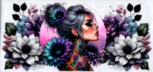 16 oz Tattoo Girl 87