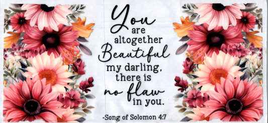 16oz You are altogether beautiful Faith 87